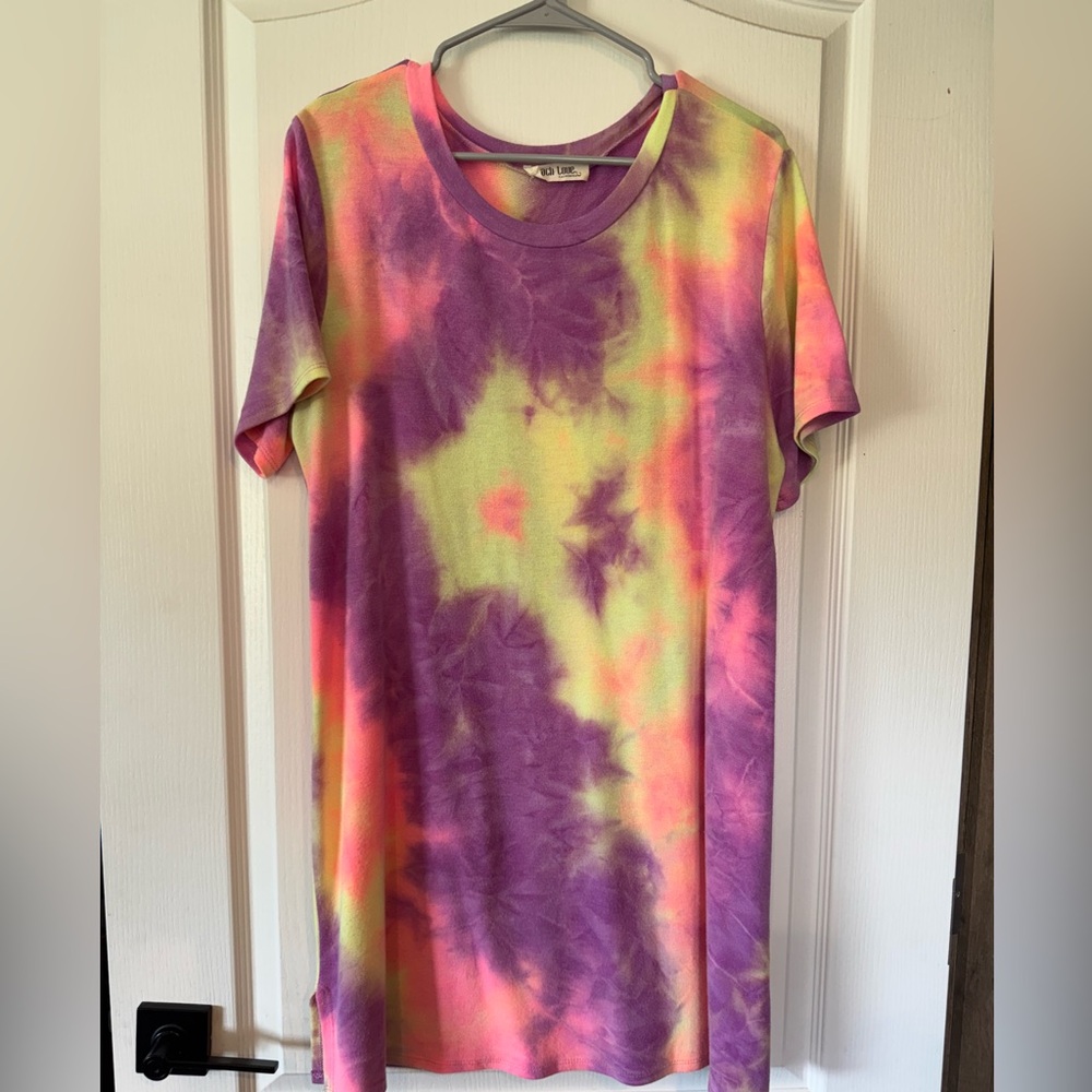 Tie-Dye T-Shirt Dress